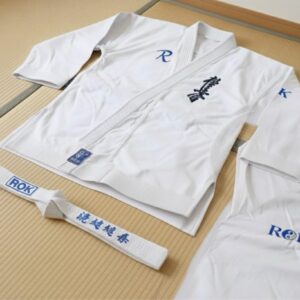 rok kumite gi customized logo kumite uniform.